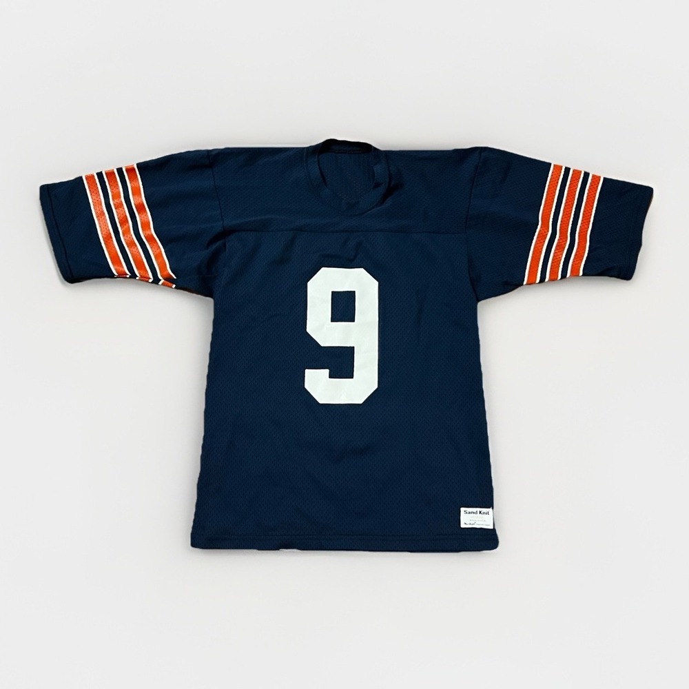 Vtg 1985 Chicago Bears‎ #9 McMahon Sand-Knit MacGregor Jersey Medium NFL